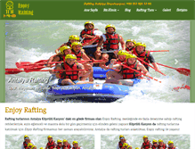 Tablet Screenshot of enjoyrafting.com